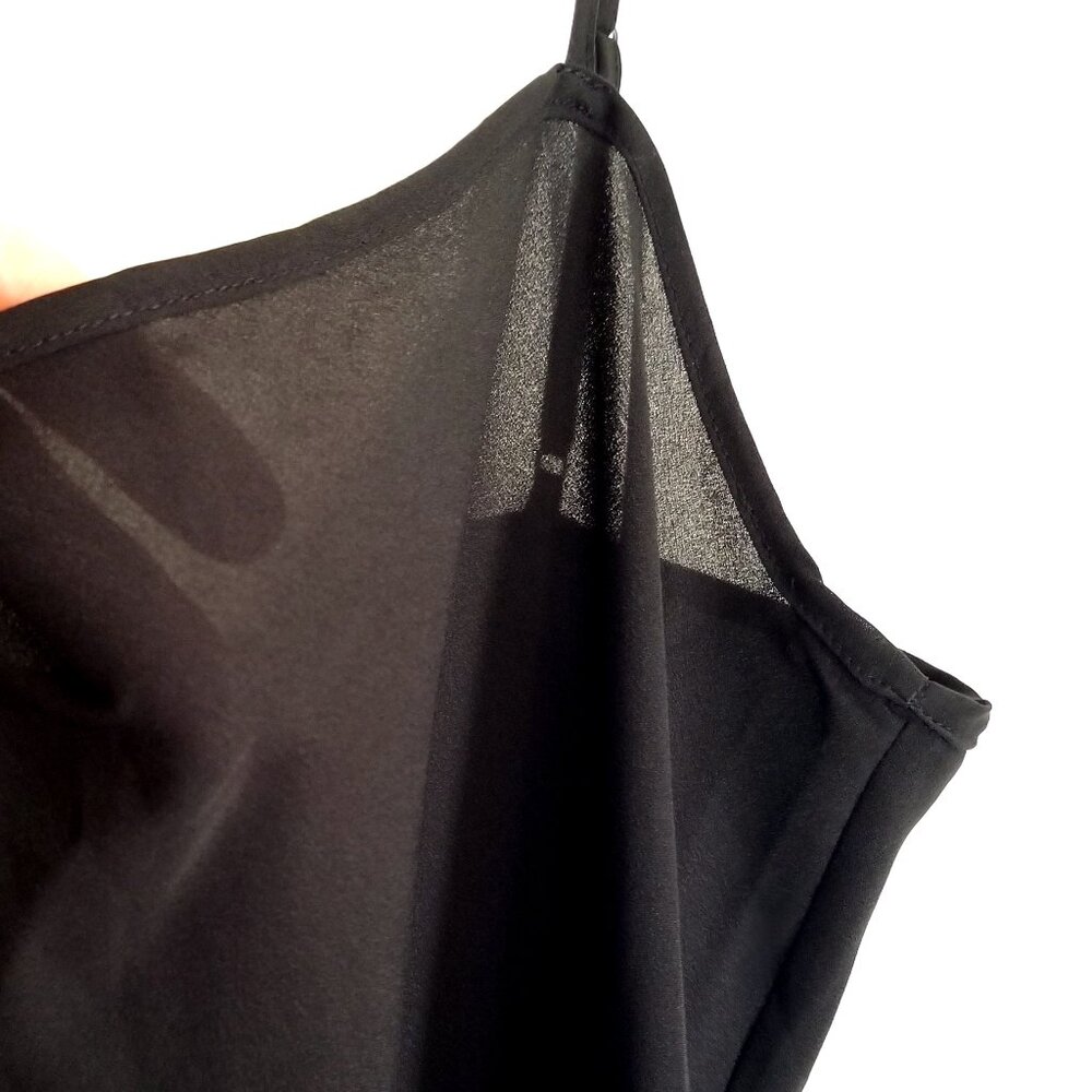Rebecca Taylor Black Camisole Size 10 NWOT Classic!  Measurements below - Picture 7 of 11